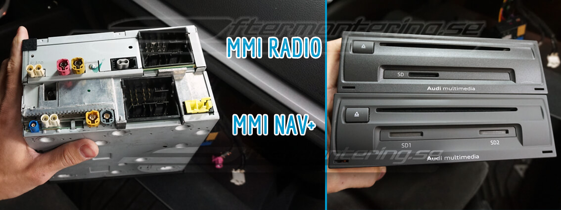 Integrerad original navigator för Audi MMI / MIB med Carplay
